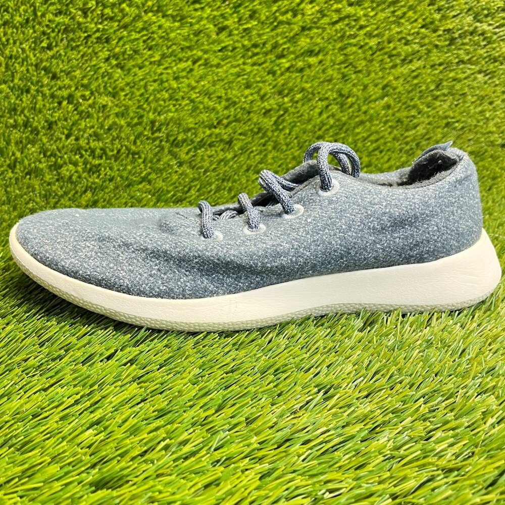 Allbirds Wool Runners Mens Size 10 Blue White Athletic Running Shoes Sneakers - Picture 3 of 10
